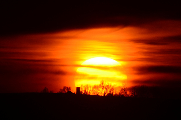 Vivid Sunset Closeup