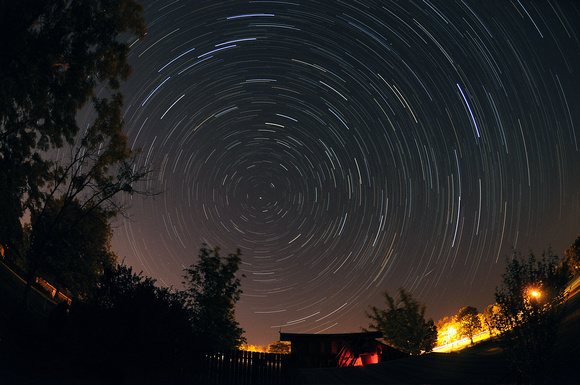 Star Trails Above Albany