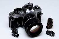 Nikon FG with Miniatures
